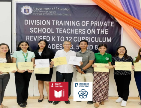 NDMC Hosts Division Training for Private School Teachers on the Revised K to 12 Curriculum