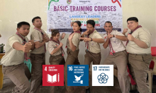 NDMC Faculty Join Basic Training Course for Scout Leaders